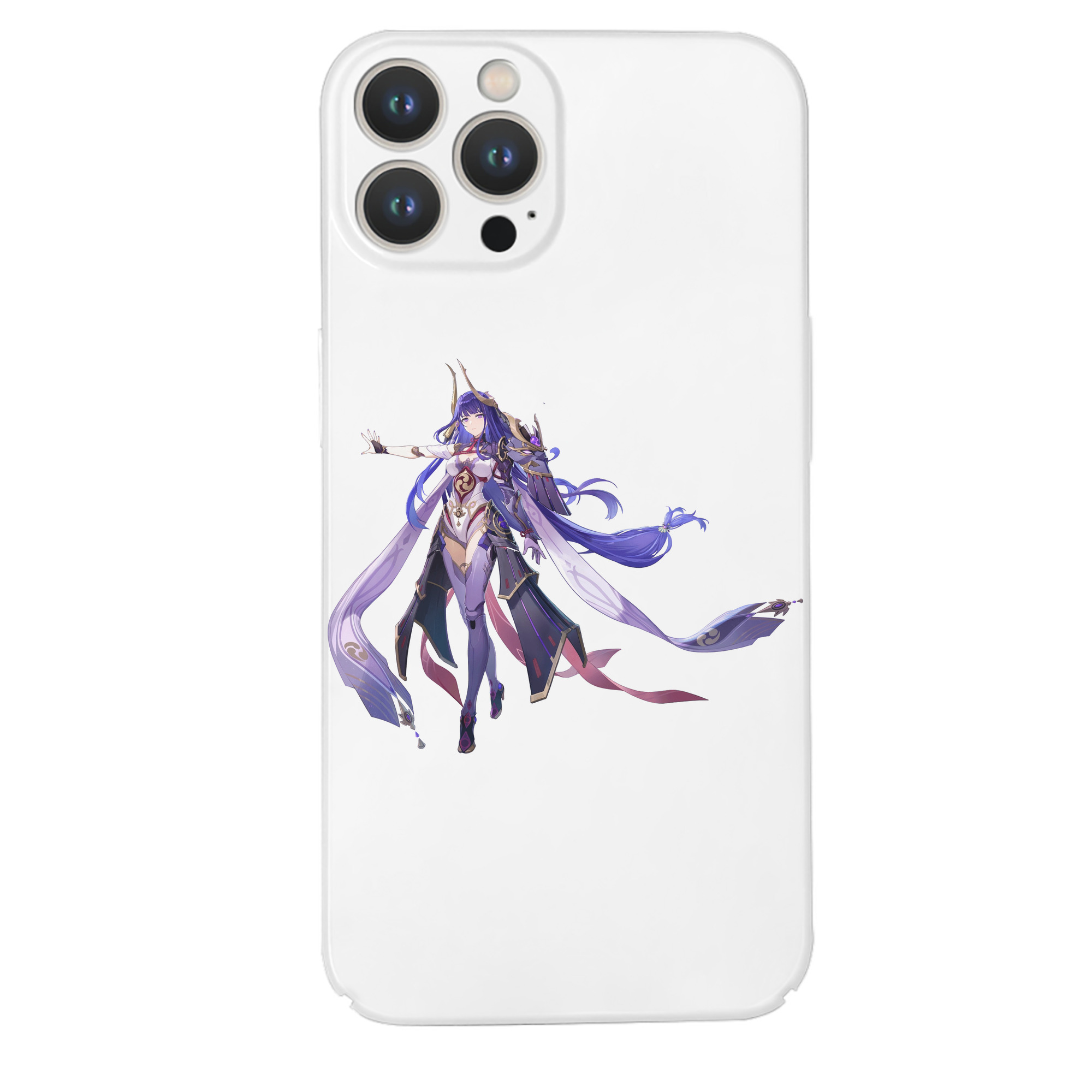 げんし神 雷電将軍 らいでんしょうぐん genshin Raiden Shogun 【iPhone 14シリーズ対応】ハードケース